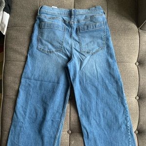 Banana Republic Wide Leg Crop Jeans, size29/8